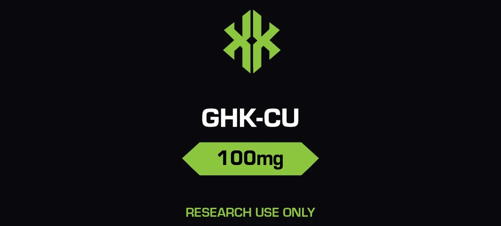 GHK-Cu 100 mg supplied label