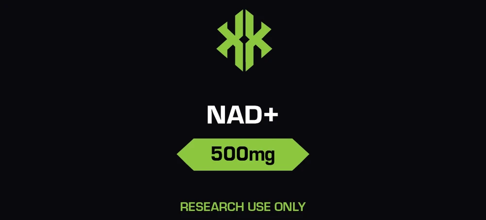 NAD+ 500 mg supplied label