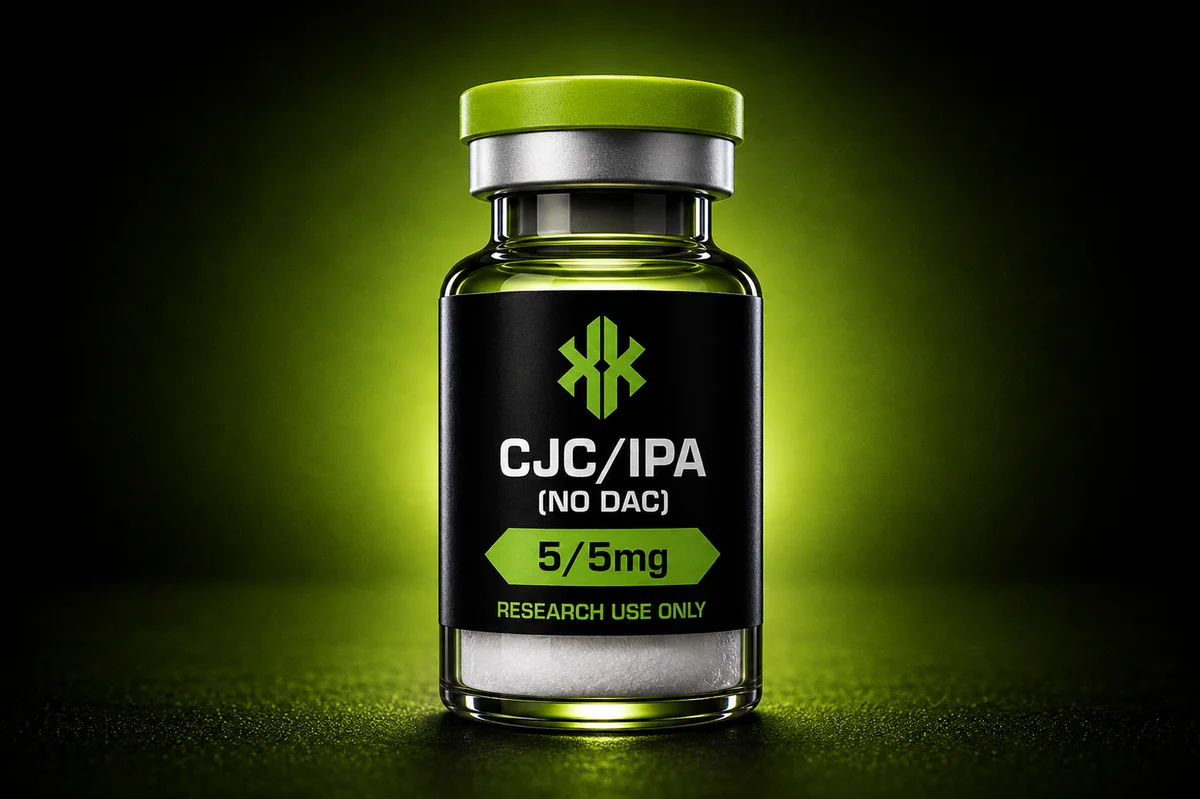 CJC-1295 (no DAC) / Ipamorelin 5 / 5 mg — KORE product artwork